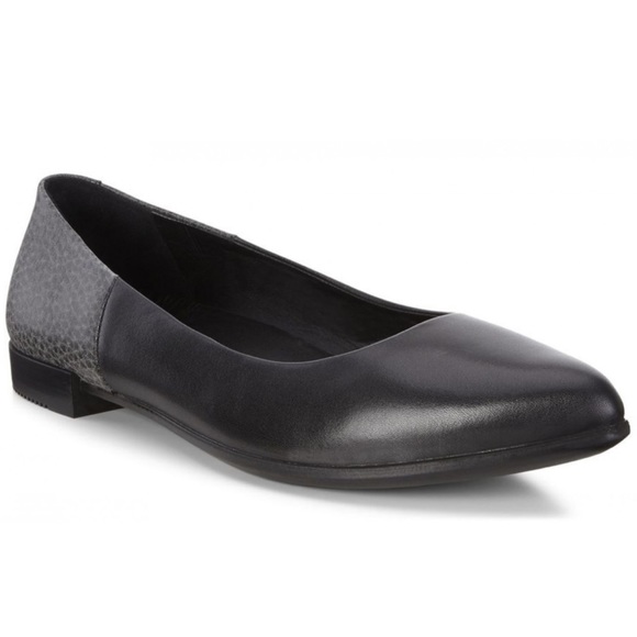 ecco shape pointy ballerina slip on